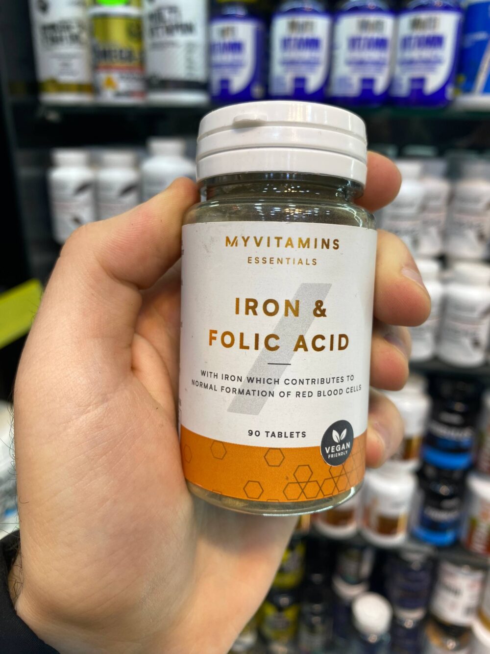 MYVITAMINS IRON & FOLIC ACID