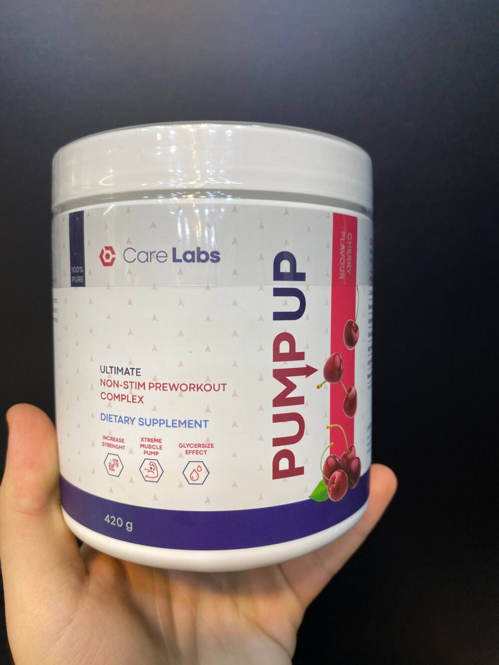 CARELABS PUMP UP PRE-WORKOUT 420G
