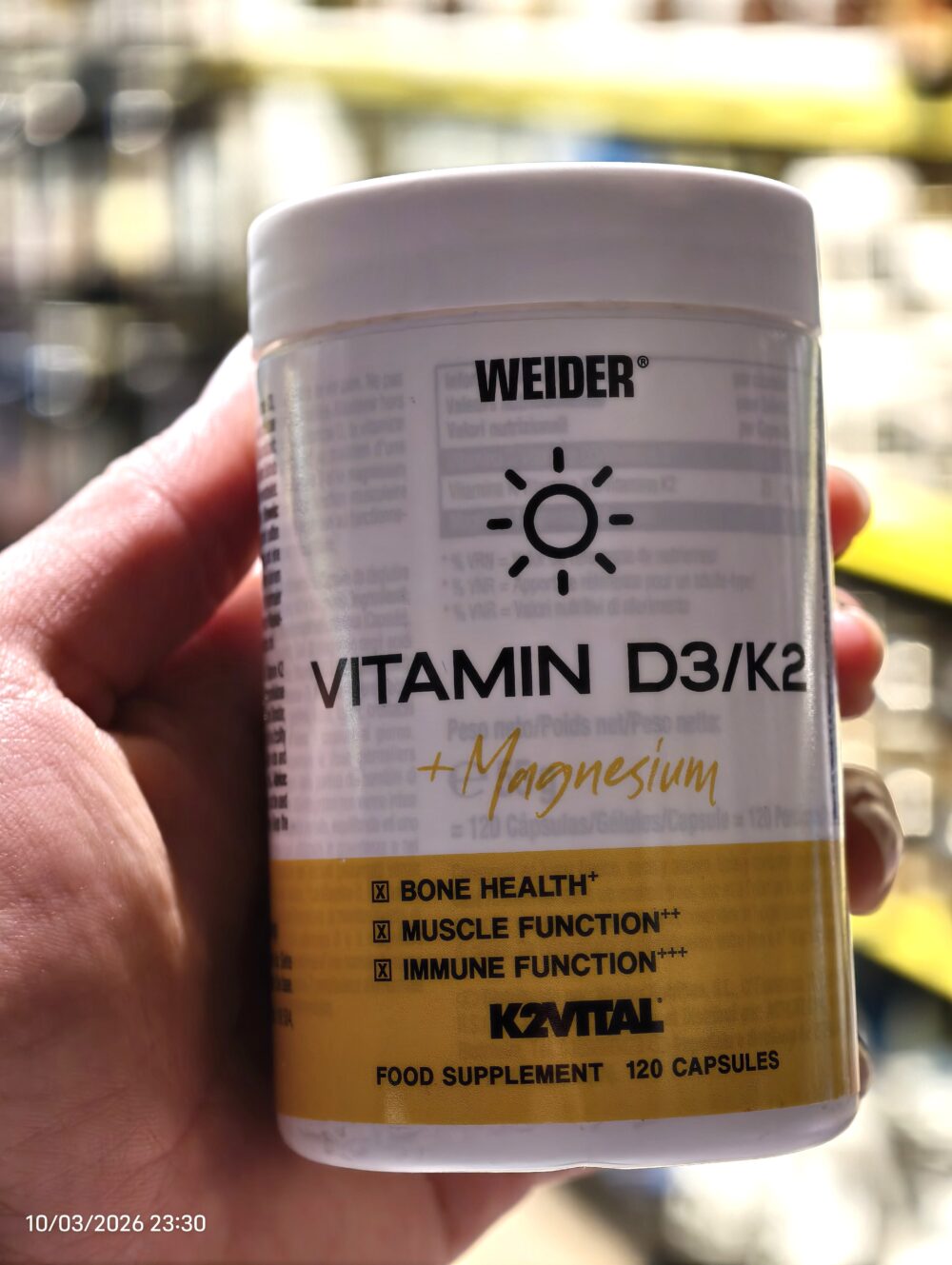 Vitamine D3 K2 +Mg