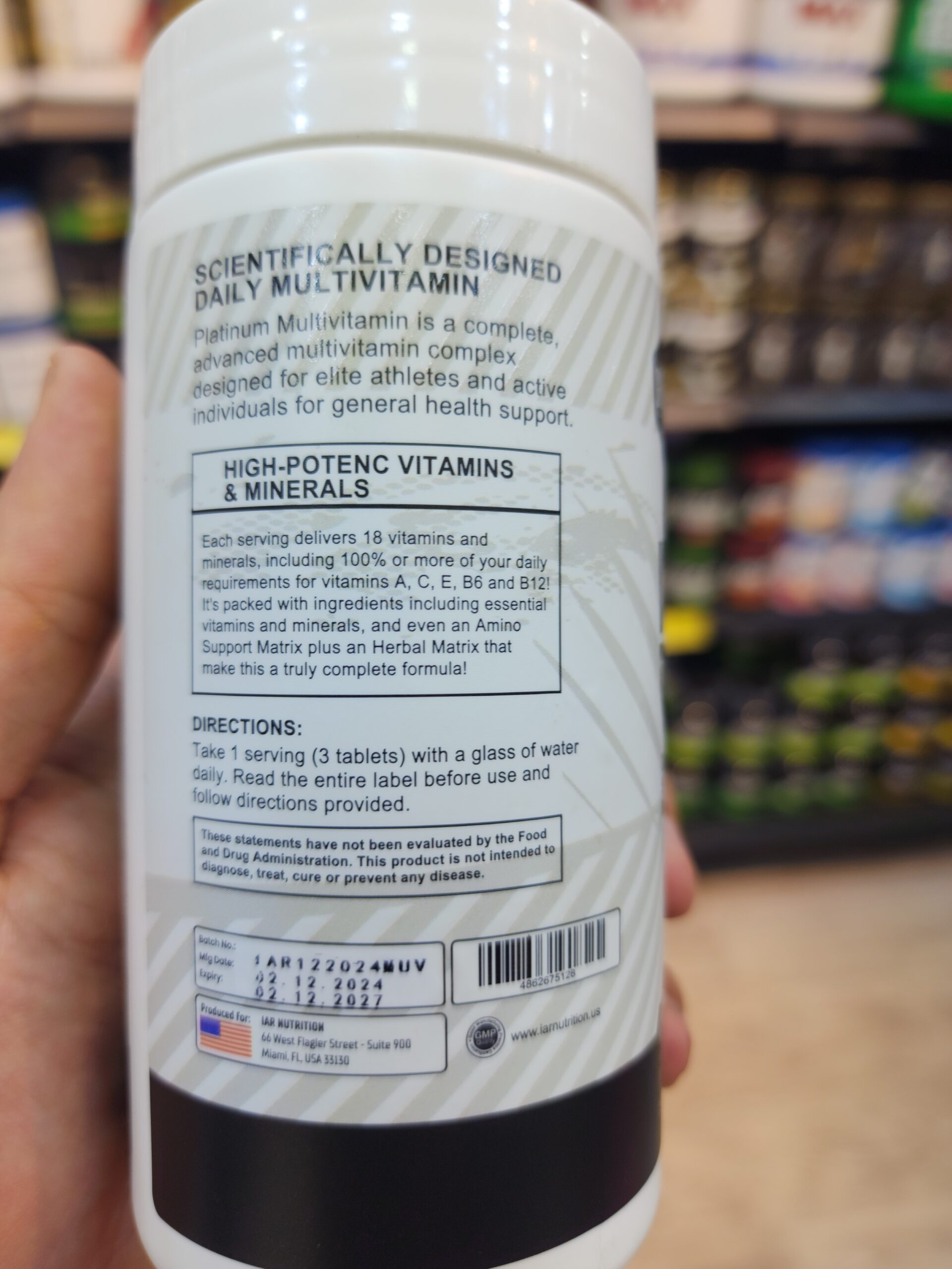 Multivit Valeur GIBON