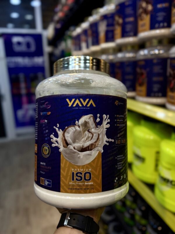 Premium ISO Whey 2kg | YAVA LABS® - Chocolat Blanc Noix de coucou
